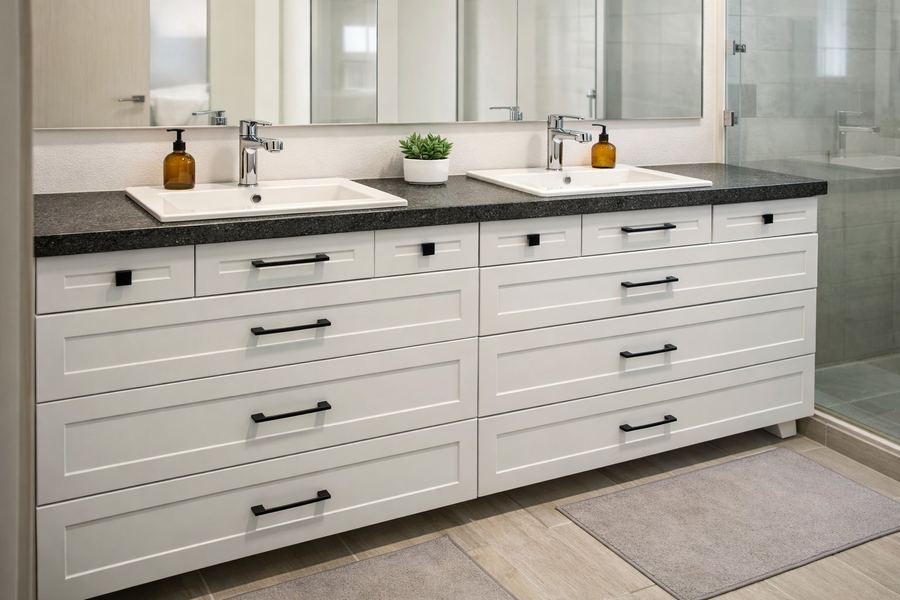 Mueble de sala con arcos